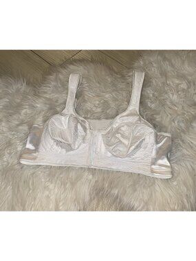 Playtex 18 Hour E525 Wire Free Bra Posture Boost PowerSupport Front Close 36B